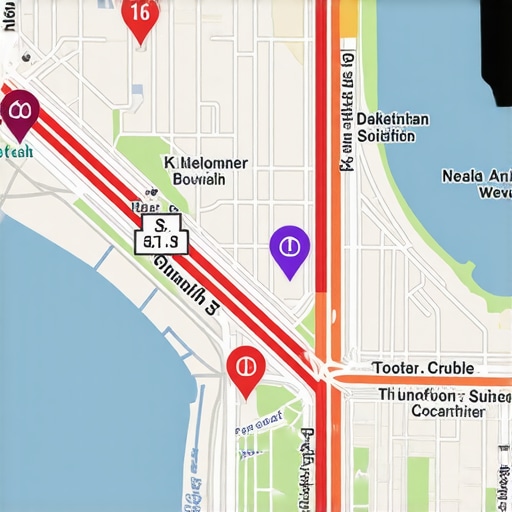 Oakland Local Business Map and Analytics Oakland map showing business markers and SEO data visualization