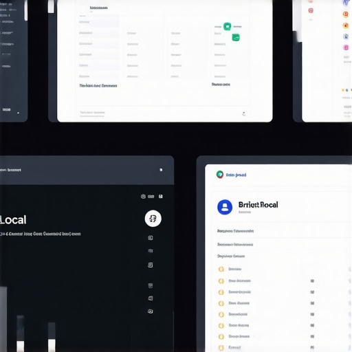 SEO Tools Workspace for Local SEO Maintenance Screenshot of SEO management tools displaying citation audits and analytics for local SEO