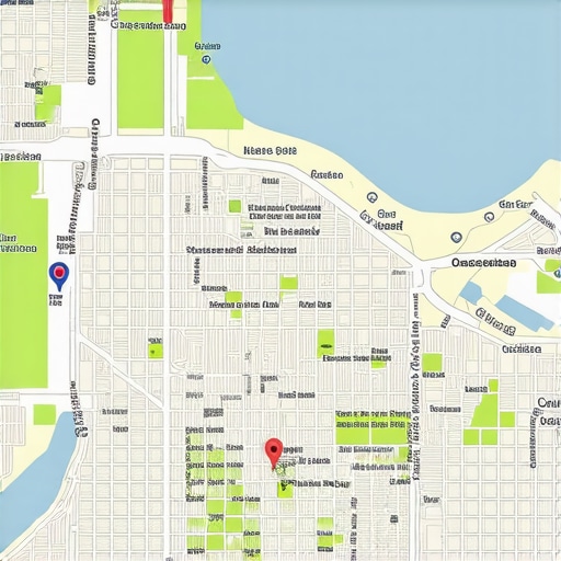 Oakland Local Business Map SEO Map of Oakland with local business SEO indicators.