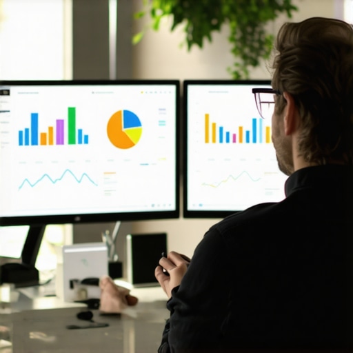 SEO Tools in Action for Oakland Maps Optimization Person analyzing local SEO tools on computer for Oakland business mapping