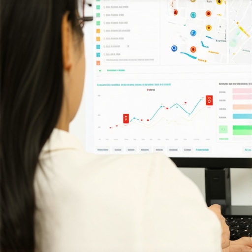 SEO expert reviewing Oakland Google Maps rankings on a laptop