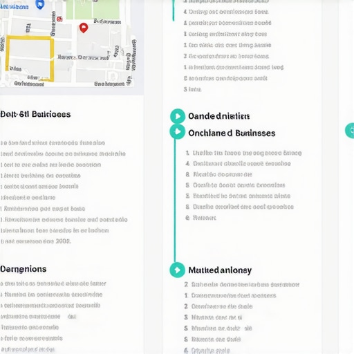 Infographic illustrating steps for optimizing Google Maps listings for Oakland businesses in 2026.