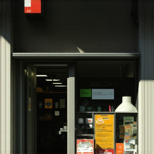 Oakland storefront Busy Oakland shop front showing vibrant signage and customer activity.