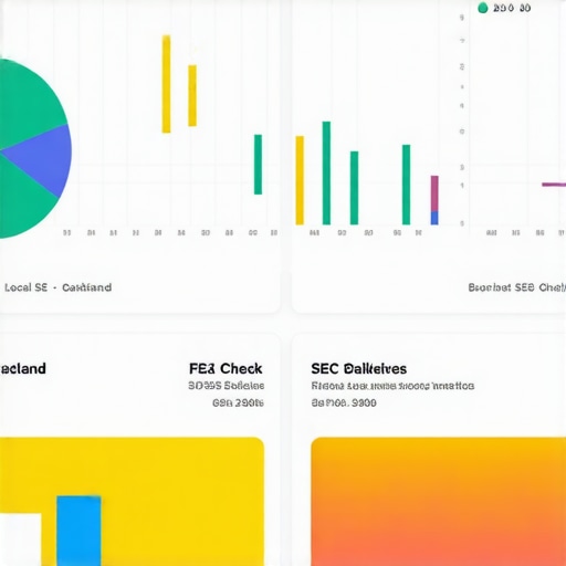 Digital SEO Dashboard for Oakland Maps A digital dashboard displaying analytics, citation checks, and local SEO data for Oakland